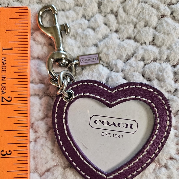 EUC Coach Picture Frame Bag Charm - Picture 3 of 5